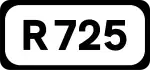 R725 road shield}}