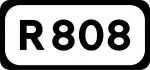 R808 road shield}}