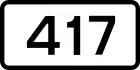 Route 417 shield}}