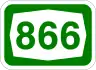 Route 866 shield}}