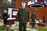 Display of the EMR combat uniform