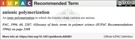 IUPAC definition for absorption