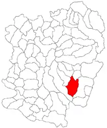 Location in Caraș-Severin County