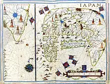 Image 3Japan (Iapam) and Korea, in the 1568 Portuguese map of the cartographer João Vaz Dourado (from History of Japan)