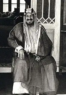 Image 14Abdulaziz Al Saud, founder of Saudi Arabia (from History of Saudi Arabia)