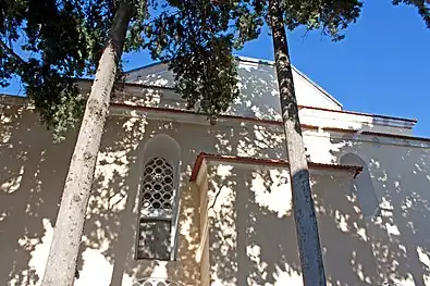 Walls of the mosque