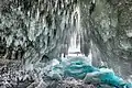  An ice cave on Olkhon Island, eastern Siberia, Russia