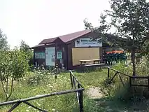 Info point at the entrance of the nature reserve "Oasi La Francesca"