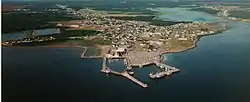 Aerial view of Île-de-Lamèque