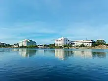 Iloilo River view from the Esplanade in Lapuz district