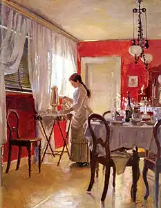 The Dining Room (c. 1887)