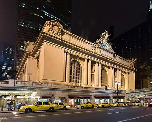 Exterior of the terminal building