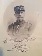 Signed photograph of Grand Marshal Foch of France to General Lewis