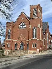 Church of the Immaculate Conception, built 1896, in Connellsville, Pennsylvania