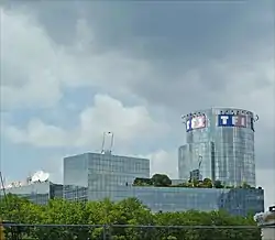 TF1 headquarters in Boulogne-Billancourt (TF1 Tower).