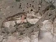 Inca tombs in the Colca Canyon