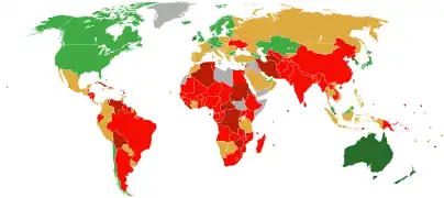 2021 Index of Economic Freedom by The Heritage Foundation and Wall Street Journal