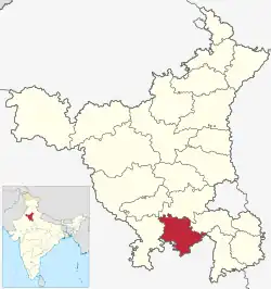 Location in Haryana