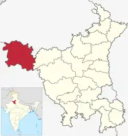 Location in Haryana