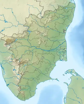 Location of the strait between India and Sri Lanka