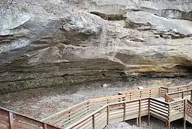 Cave and viewing walkway