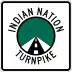 Indian Nation Turnpike marker