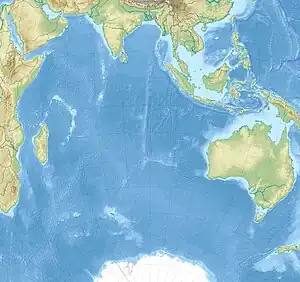 2000 Enggano earthquake is located in Indian Ocean