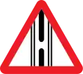 Gap in median