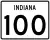 State Road 100 marker