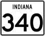 State Road 340 marker