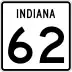 State Road 62 marker