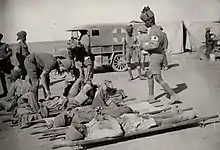 Indian medical orderlies with the Mesopotamian Expeditionary Force in Mesopotamia during World War I