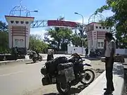 The gate that borders East Nusa Tenggara in Indonesia and East Timor.