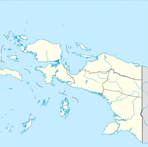 Sarmi Regency is located in Western New Guinea