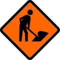 Road workers