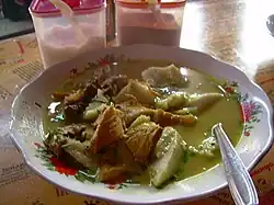 Empal gentong from Cirebon.