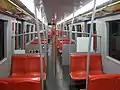 Interior of a Type V train