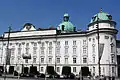 Hofburg main façade and the North Roundel