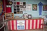 HE'BREW Beer and Coney Island Craft Lagers merchandise at Coney Island Brewing Company.