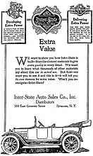 1916 Inter-State advertisement