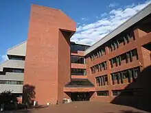 Facade and square in front of the Intercultural Center