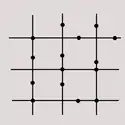 Complex grid, e.g. Barcelona, Berlin, Guangzhou, Hangzhou, Hong Kong, Mexico City, Milan, Mumbai, Nanjing, New York, Osaka, Seoul, Shenzhen, Taipei, Tianjin, Vienna, Wuhan