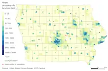 Image 47Iowa 2020 Population Density map (from Iowa)