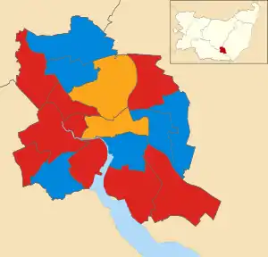 2008 results map