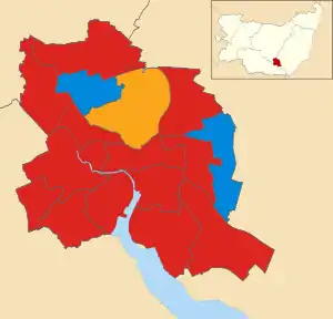 2016 results map