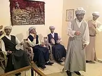 Sculptures of an Iraqi folk band