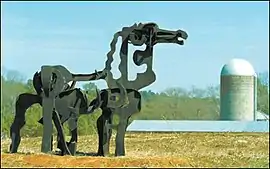 Abbott Pattison, 1954, Iron Horse, iron – Abstract art