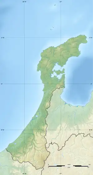 Noto earthquake swarm is located in Ishikawa Prefecture