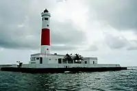 Lighthouse in Santiaguillo Island