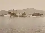 Full View of Island palace Jagmandir, 1910